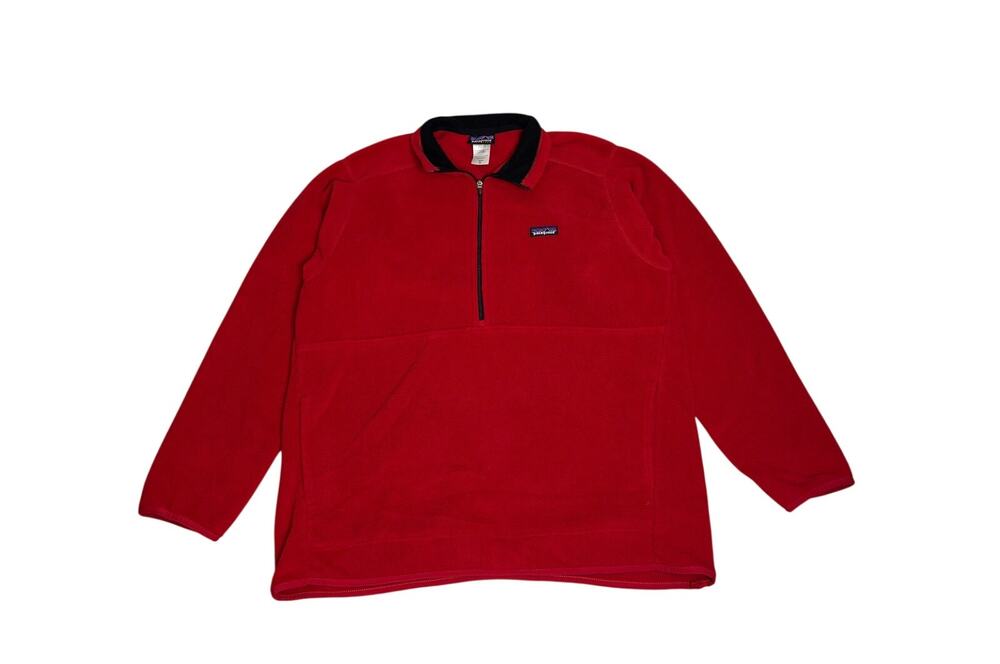 Vintage Patagonia Synchilla Red 1/4 Zip Fleece XL